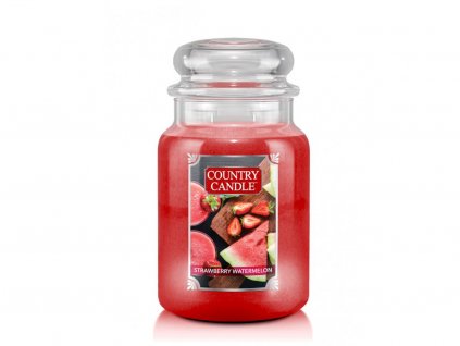 36299 1 country candle strawberry watermelon vonna sviecka velka 2 knotova 652 g