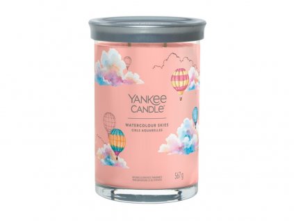 Yankee Candle svíčka Tumbler velký Watercolour Skies, 567g