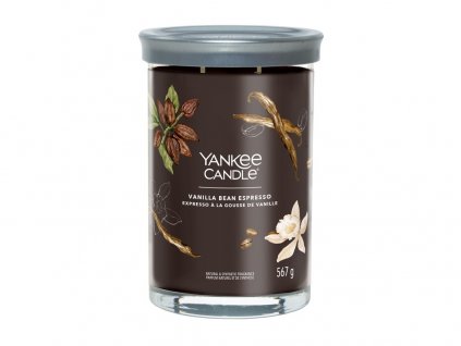 Yankee Candle svíčka Tumbler velký Vanilla Bean Espresso, 567g