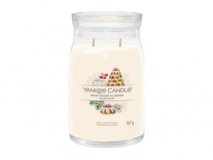 Yankee Candle Signature svíčka velká Spun Sugar Flurries, 567g