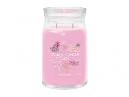 Yankee Candle Signature svíčka velká Snowflake Kisses, 567g