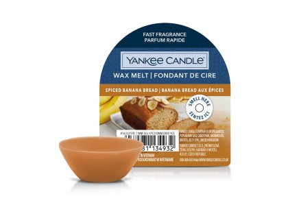 Yankee Candle - Spiced Banana Bread Vosk do aromalampy, 22 g