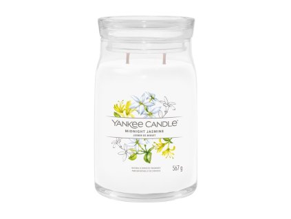 Yankee Candle Signature svíčka velká Midnight Jasmine, 567g
