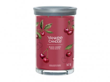 Yankee Candle svíčka Tumbler velký Black Cherry, 567g