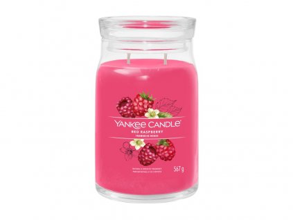 Yankee Candle Signature svíčka velká Red Raspberry, 567g