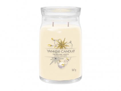 Yankee Candle Signature svíčka velká Twinkling Lights, 567g