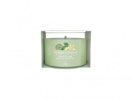 Yankee Candle Votivní svíčka ve skle Vanilla Lime, 37g