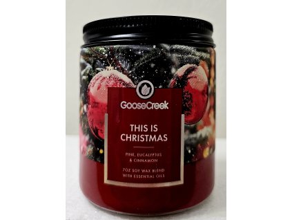 Goose Creek Candle svíčka This Is Christmas, 198 g