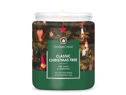 classic christmas tree 1 docht kerze 198g