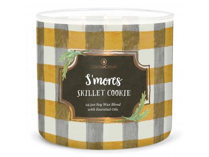 smores skillet cookie 3 docht kerze 411g