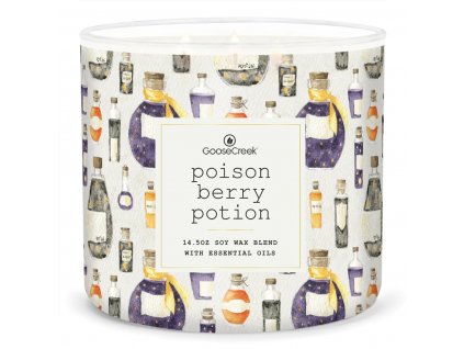 poison berry potion halloween collection 3 docht kerze 411g