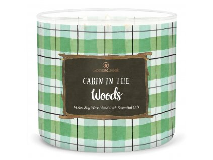 cabin in the woods 3 docht kerze 411g
