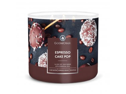 espresso cake pop 3 docht kerze 411g