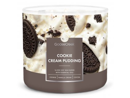 cookie cream pudding 3 docht kerze 411g