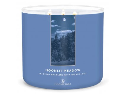 moonlit meadow 3 docht kerze 411g
