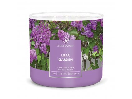 lilac garden 3 docht kerze 411g