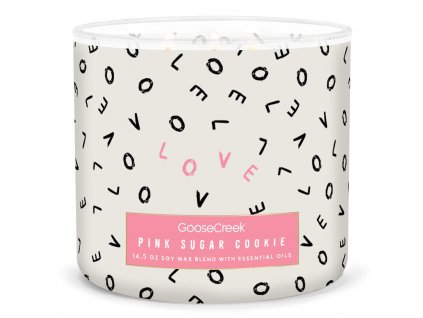 pink sugar cookie 3 docht kerze 411g