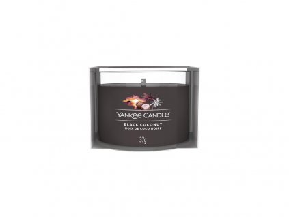 Yankee Candle Votivní svíčka ve skle Black Coconut, 37g