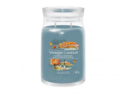 Yankee Candle Signature svíčka velká Evening Riverwalk, 567g