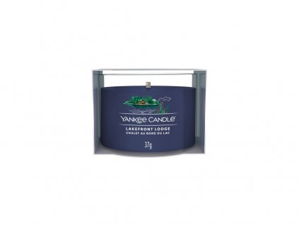 Yankee Candle Votivní svíčka ve skle Lakefront Lodge, 37g