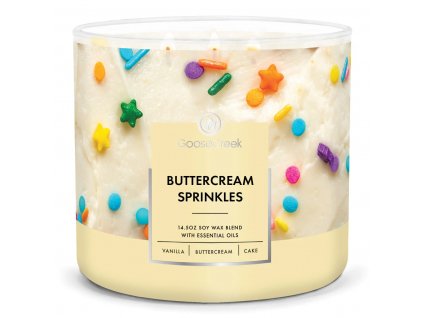 Buttercream Sprinkles Large 3 Wick Candle