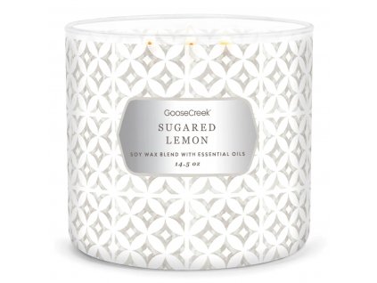 sugared lemon 3 docht kerze 411g