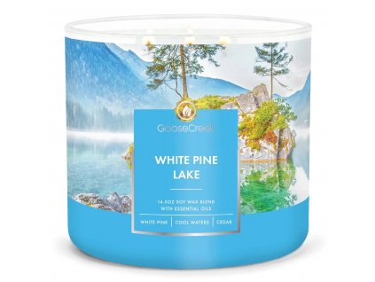 white pine lake 3 docht kerze 411g