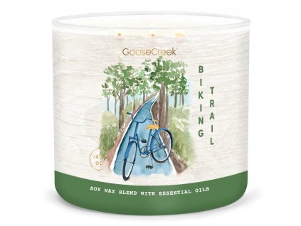 biking trail 3 docht kerze 411g