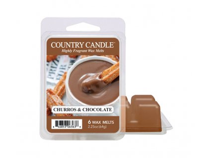 13956 american heritage country candle churros chocolate wax melts