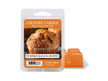 13953 american heritage country candle pumpkin banana muffin wax melts