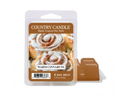 13955 american heritage country candle warm cinnabuns wax melts