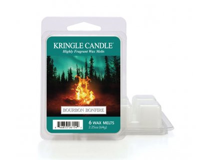 13911 american heritage kringle candle bourbon bonfire wax melts 1