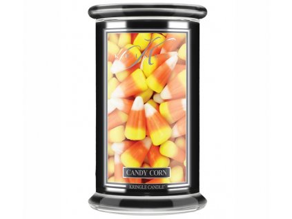 kringel candle candy corn halloween