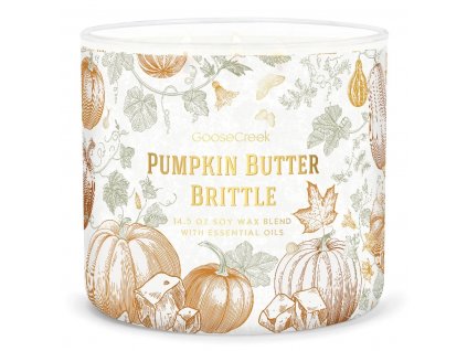 pumpkin butter brittle 3 docht kerze 411g 1