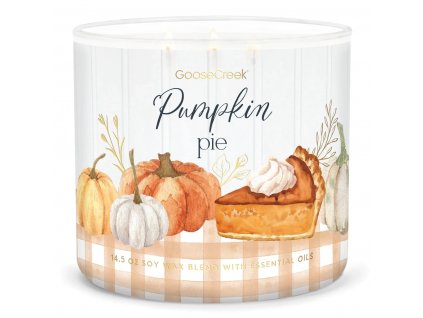 pumpkin pie 3 docht kerze 411g