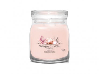 Yankee Candle Signature svíčka střední Pink Sands, 368g