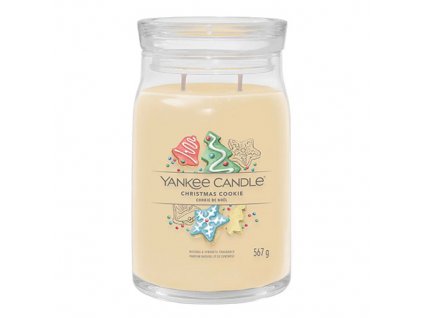 Yankee Candle Signature svíčka velká Christmas Cookie, 567g SLEVA - 2 jakost