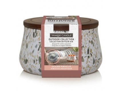 Yankee Candle Outdoor Kerze Ocean Hibiscus 10 16859 095E