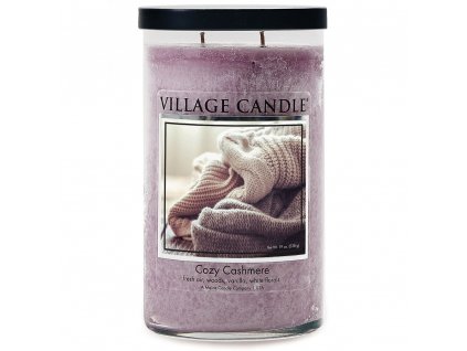 Village Candle Vonná svíčka Kašmír - Cozy Cashmere, 538 g