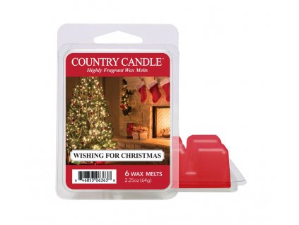 13993 american heritage country candle wishing for christmas wax melts