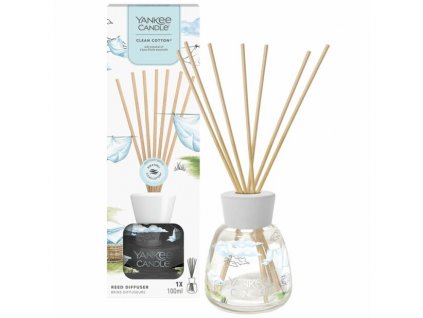 yankee candle 1745742e clean cotton 120ml signature reed diffuser 1