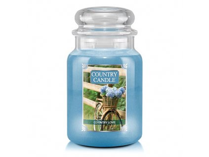 Country Candle Vonná Svíčka Country Love, 652 g SLEVA - 2 jakost