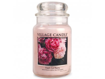 fresh cut peony large apothecary candle 4260047