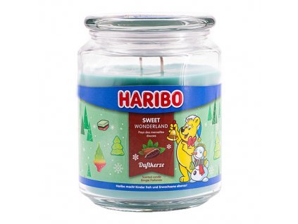 Haribo svíčka Sweet Wonderland - Sladká říše divů, 510g