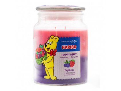 Haribo svíčka Happy Berry, 510g