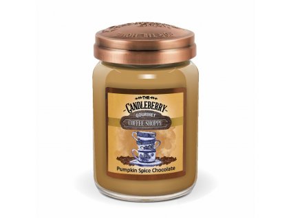 the lamp stand candleberry candles pumpkin spice chocolate 26oz large jar candleberry candle 20111 72922