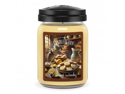 Candleberry Citronové sušenky 624g