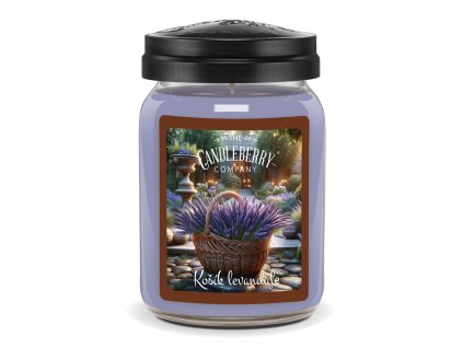 Candleberry Košík levandule 624g