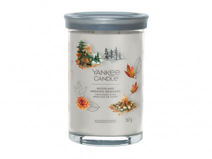 Yankee Candle Tumbler velký Woodland Weekend Memories, 567g