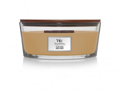 WoodWick Svíčka loď Gilded Sands, 453 g